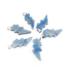 Natural healing crystal men jewelry pendant necklace lightning stone pendant charms for jewelry making