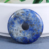 30Mm Wholesale Bulk Natural Healing Crystals Quartz Stone Pendant Gemstone Donuts Pendant Charms For Jewelry Making