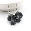 Fashion Women's Jewelry Accessories Natural Gemstone Healing Crystal Mushroom Dangle Earrings