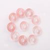 Wholesale 4x10mm Natural Crystal Gemstone Loose Bead Round Shape Big Hole Stone Beads for Jewelry Making