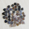 Charms assorted natural Amethyst purple crystal stone bead heart pendants