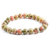 Natural 8mm Ball Bead Bracelet Ladies Natural Crystal Bracelet Bulk