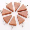 Wholesale Charms assorted crystal beads pendant natural stone triangle pendants DIY jewelry making for women