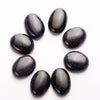 Wholesale 15x20mm natural gemstone loose beads mixed stone oval flat back stone cabochon for ring bracelet making