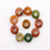Wholesale 4x10mm Natural Crystal Gemstone Loose Bead Round Shape Big Hole Stone Beads for Jewelry Making
