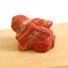 1.5" Natural Healing Stone Animal Hand Carved Figurine Delicate Crystal rabbits statue Gemstone for Home Decor Gift Decorative