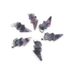 Natural healing crystal men jewelry pendant necklace lightning stone pendant charms for jewelry making