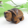 1.5 inch Natural Crystals Healing Stone Carved Animal Turtle Figurines Statue Crystal Stone Crafts For Home Decoration