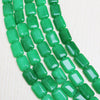 Natural stone rectangle shape gemstone beads for DIY necklace jewelry