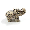 1.5 Inch Natural Crystal Healing Stone Animal Elephant Statue