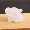 1.5" Natural Healing Stone Animal Hand Carved Figurine Delicate Crystal rabbits statue Gemstone for Home Decor Gift Decorative