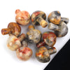 Wholesale natural mushroom crystals mini crystal mushroom carving decoration