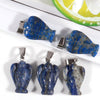 Wholesale assorted 15x20mm fashion natural crystal stone bead pendant natural stone angel pendants for jewelry making