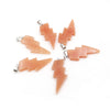 Natural healing crystal men jewelry pendant necklace lightning stone pendant charms for jewelry making