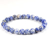 Natural 8mm Ball Bead Bracelet Ladies Natural Crystal Bracelet Bulk