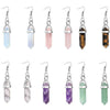 Wholesale Assorted Charms Natural Crystal Stone Hexagon Point Pillar Pendulum Pendant for DIY Jewelry Making