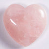 25mm Love Heart Shape Stone Earring Necklace Wedding Accessories No Hole Natural Agate Crystal Heart Gemstone