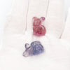 Mixed Animals Plants Bulk Natural Rainbow Fluorite Craft Crystal Carvings