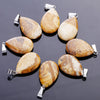 Natural Gemstone Pendant Bead Crystals Healing Stones Necklace Water Drop Pendants Charms For Jewelry Making