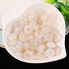 Wholesale 4x10mm Natural Crystal Gemstone Loose Bead Round Shape Big Hole Stone Beads for Jewelry Making