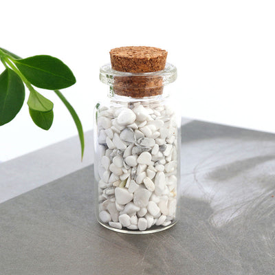 Natural Crystal Decoration Chips Mini Healing Ore Specimens Wishing Bottle Drifting Bottle Customizable packaging box set