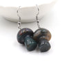 Fashion Women's Jewelry Accessories Natural Gemstone Healing Crystal Mushroom Dangle Earrings