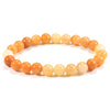 Natural 8mm Ball Bead Bracelet Ladies Natural Crystal Bracelet Bulk