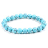 Natural 8mm Ball Bead Bracelet Ladies Natural Crystal Bracelet Bulk