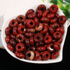 Wholesale 4x10mm Natural Crystal Gemstone Loose Bead Round Shape Big Hole Stone Beads for Jewelry Making