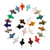 Fashion Natural Gemstone Wholesale Healing Crystal Cross Pendant Necklace Jewelry Cross Pendant
