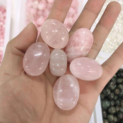 Healing Stone Rose Quartz Obsidian Amethyst Natural Gemstones Tumbld Mixed Palm Tumbled Stones