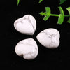 Fat New Style Wholesale 20x10mm Natural Pink Rose Quartz Crystal Stone Carved Heart Chakra Healing Heart Gemstone