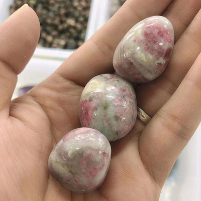 Healing Stone Rose Quartz Obsidian Amethyst Natural Gemstones Tumbld Mixed Palm Tumbled Stones