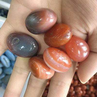 Healing Stone Rose Quartz Obsidian Amethyst Natural Gemstones Tumbld Mixed Palm Tumbled Stones