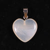 20mm Charms Custom Assorted Natural Healing Crystal Gemstone Bead Heart Stone Pendants Charms For Jewelry Making