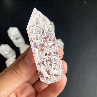 Wholesale Natural Crystals Point Rose Quartz Tower Amethyst Healing Crystal