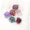 Mixed Animals Plants Bulk Natural Rainbow Fluorite Craft Crystal Carvings