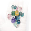 Mixed Animals Plants Bulk Natural Rainbow Fluorite Craft Crystal Carvings