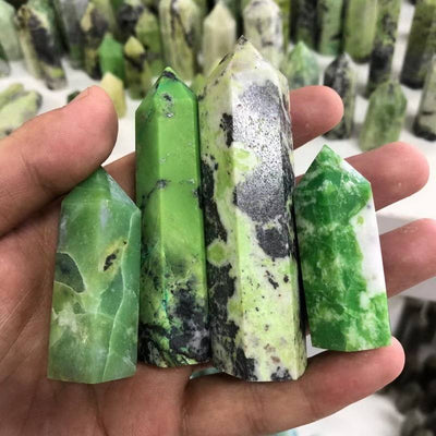 Wholesale Natural Crystals Point Rose Quartz Tower Amethyst Healing Crystal