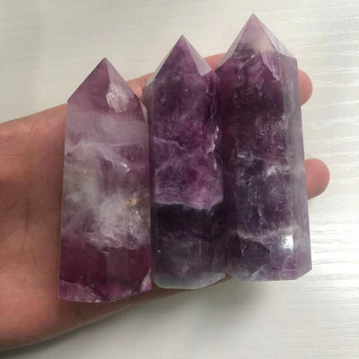 Wholesale Natural Crystals Point Rose Quartz Tower Amethyst Healing Crystal